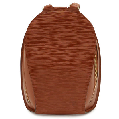 Louis Vuitton Epi Mabillon Backpack Shoulder Bag Leather Kenya Brown