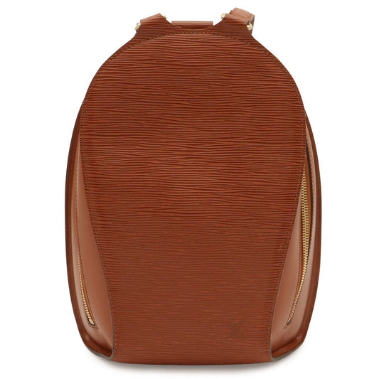 Louis Vuitton Epi Mabillon Backpack Shoulder Bag Leather Kenya Brown