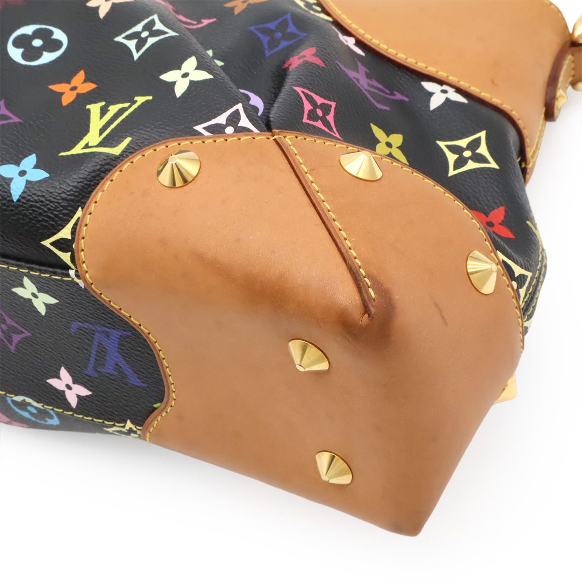 Louis Vuitton Monogram Multicolor Judy MM 2-Way Shoulder Bag Noir Black — view 3