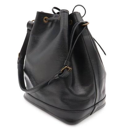 Louis Vuitton Epi Noe Shoulder Bag Drawstring Noir Black Gold — view 2