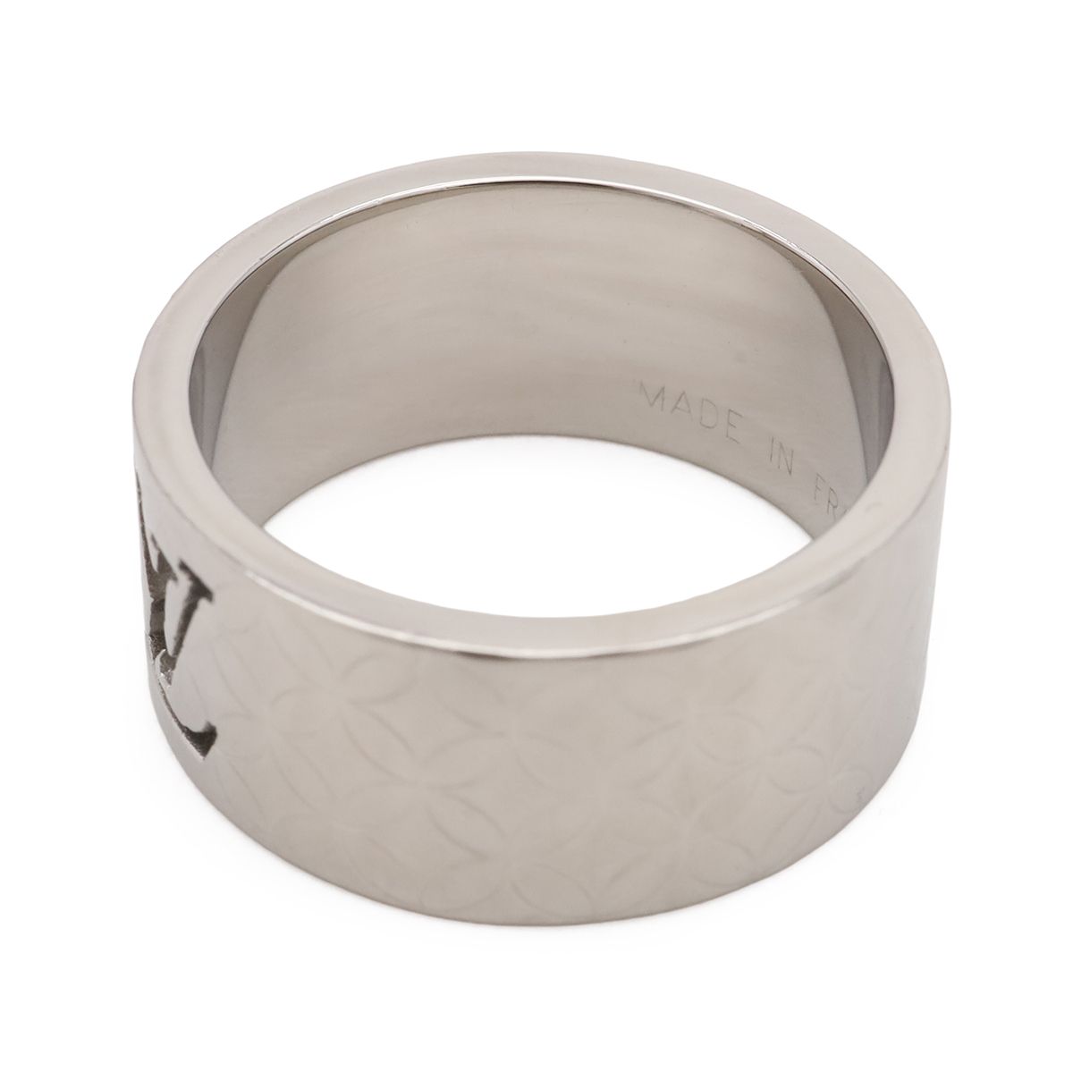 Louis Vuitton Bague Champs Elysees Ring SS Stainless Steel M — view 5
