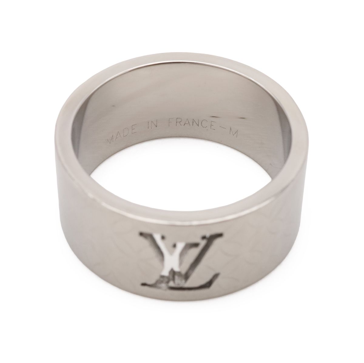 Louis Vuitton Bague Champs Elysees Ring SS Stainless Steel M — view 4