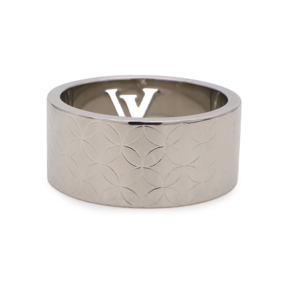 Louis Vuitton Bague Champs Elysees Ring SS Stainless Steel M — view 3