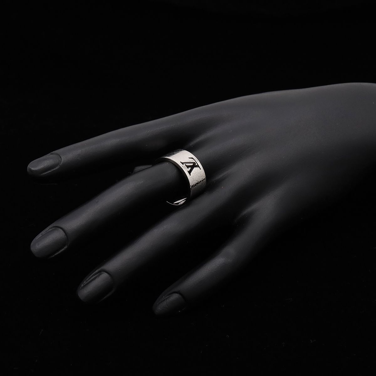 Louis Vuitton Bague Champs Elysees Ring SS Stainless Steel M — view 7