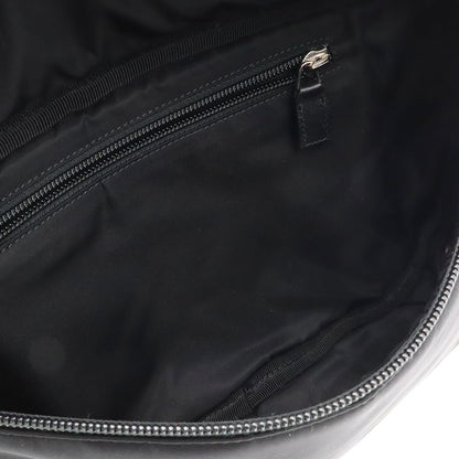 Gucci Logo Nylon Small Belt Bag Waist Pouch Hip Black Silver — view 8