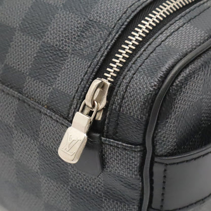 Louis Vuitton Damier Graphite Toilette Pouch Travel Clutch Handbag — view 6
