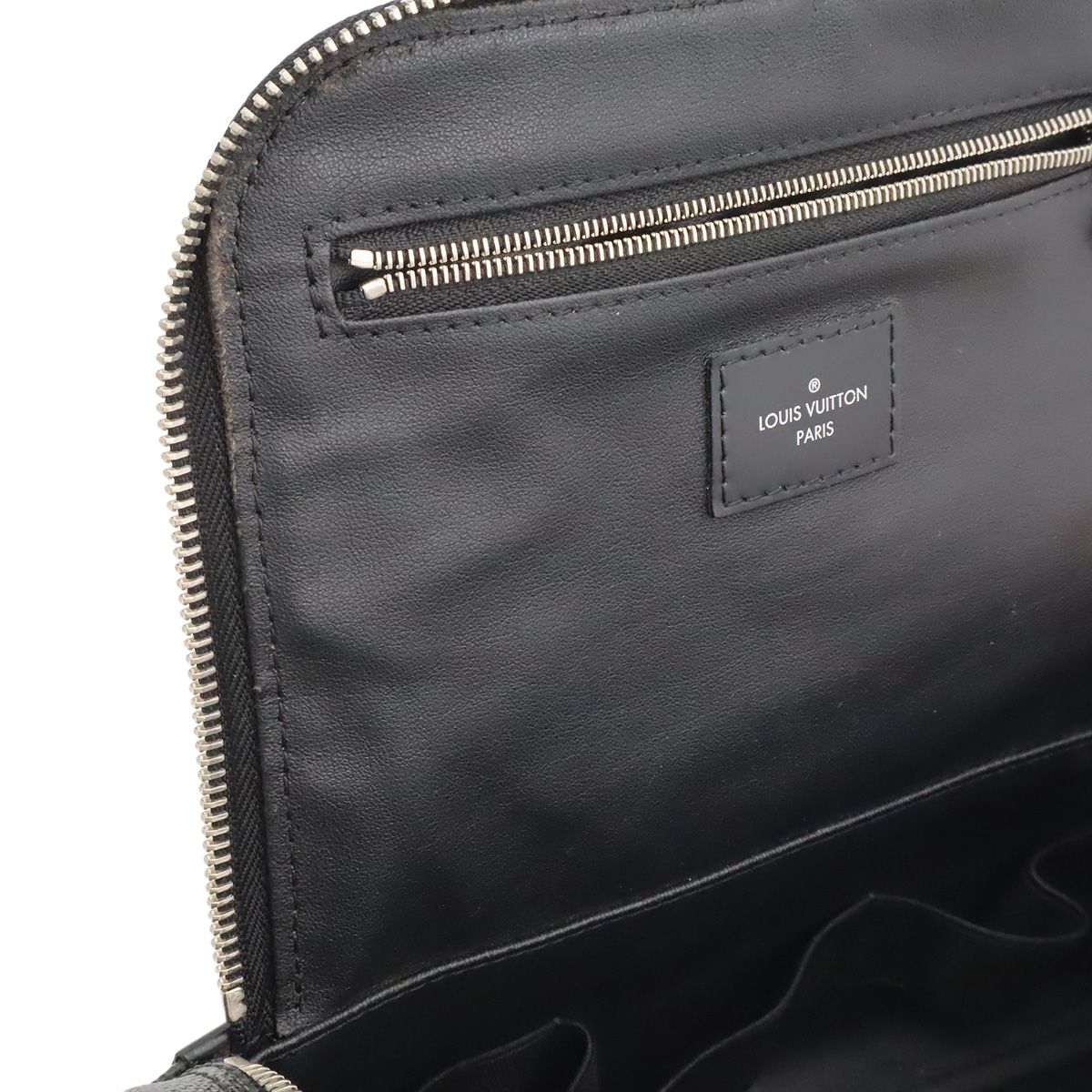 Louis Vuitton Damier Graphite Toilette Pouch Travel Clutch Handbag — view 8