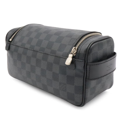 Louis Vuitton Damier Graphite Toilette Pouch Travel Clutch Handbag — view 2