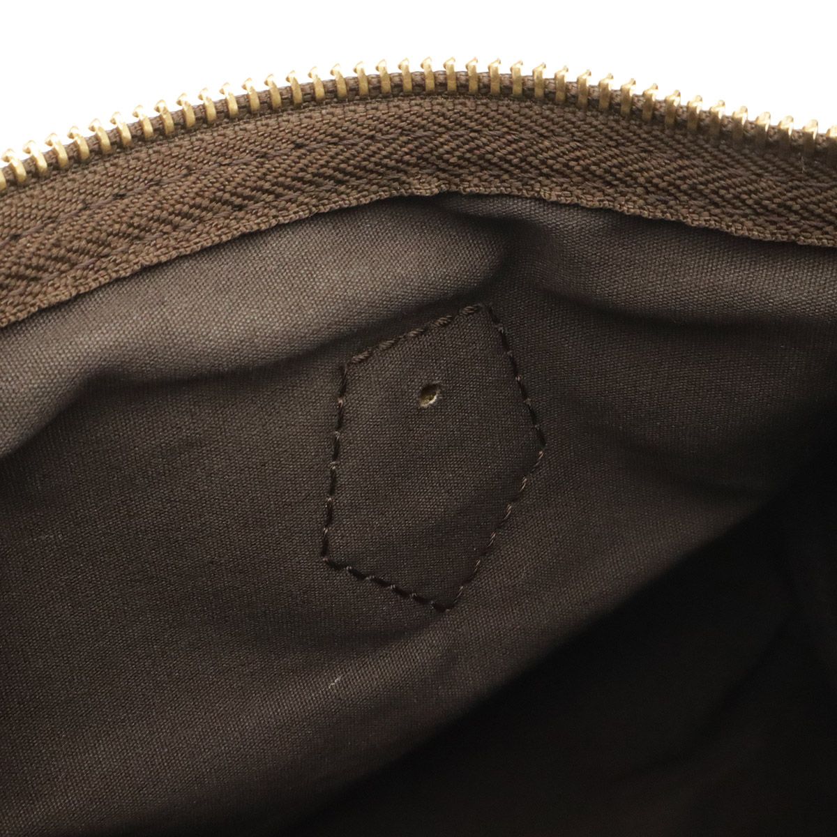 Louis Vuitton Monogram Mini Lin Speedy 30 Mini Boston Bag Canvas Ebene Brown — view 7