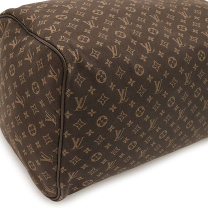 Louis Vuitton Monogram Mini Lin Speedy 30 Mini Boston Bag Canvas Ebene Brown — view 3