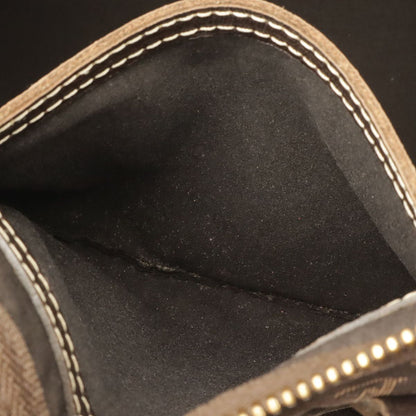 Louis Vuitton Monogram Mini Lin Speedy 30 Mini Boston Bag Canvas Ebene Brown — view 8