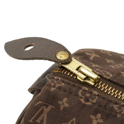 Louis Vuitton Monogram Mini Lin Speedy 30 Mini Boston Bag Canvas Ebene Brown — view 5