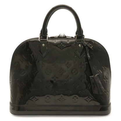 Louis Vuitton Monogram Vernis Alma PM Handbag Patent Leather Noir Black