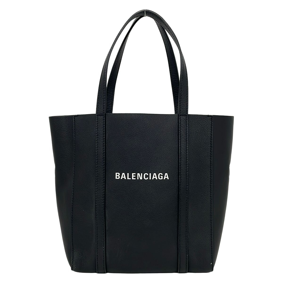 Balenciaga Tote Bag Every Date XXS Black Leather