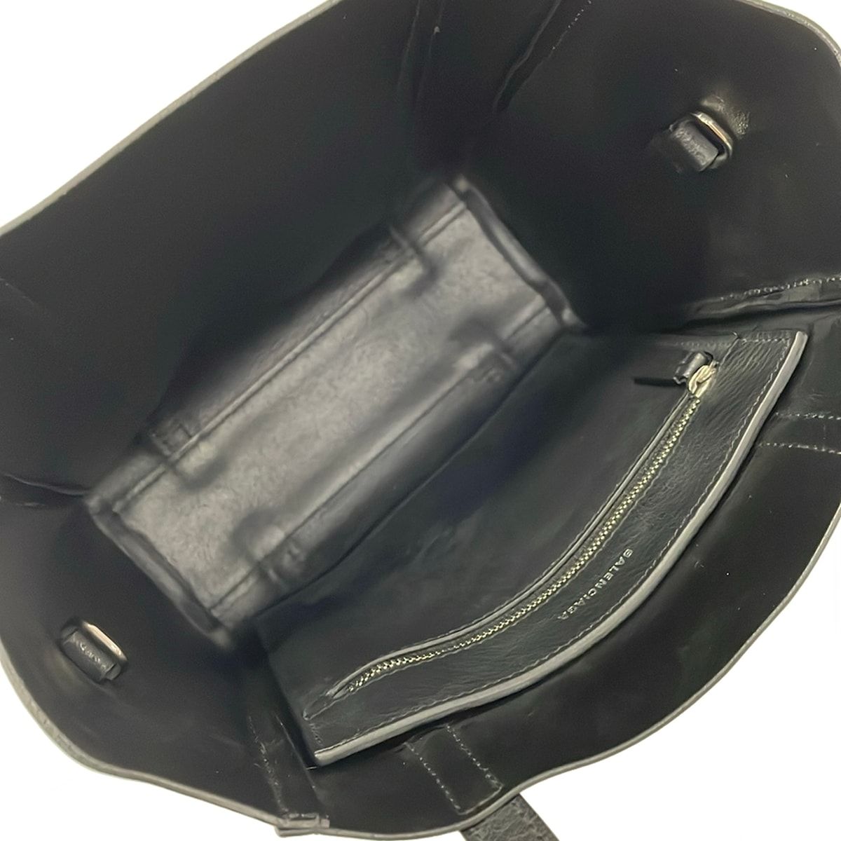 Balenciaga Tote Bag Every Date XXS Black Leather — view 7