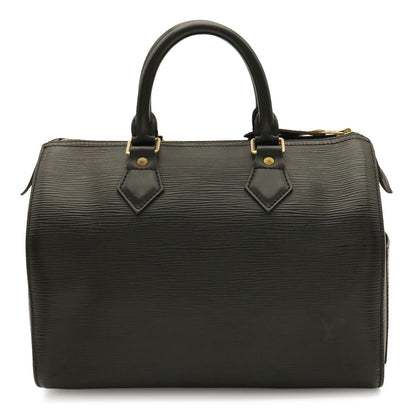 Louis Vuitton Epi Speedy 25 Mini Boston Bag Soft Noir Black Gold