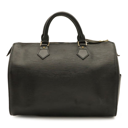 Louis Vuitton Epi Speedy 30 Boston Bag Leather Noir Black