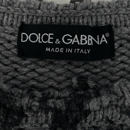 Dolce & Gabbana Long Sleeve Sweater Gray — view 3