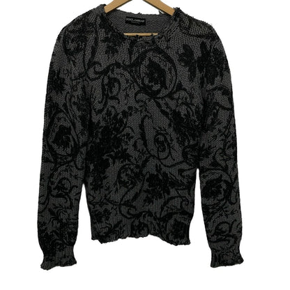 Dolce & Gabbana Long Sleeve Sweater Gray