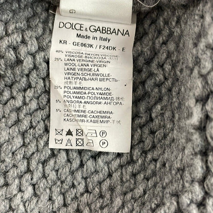 Dolce & Gabbana Long Sleeve Sweater Gray — view 4