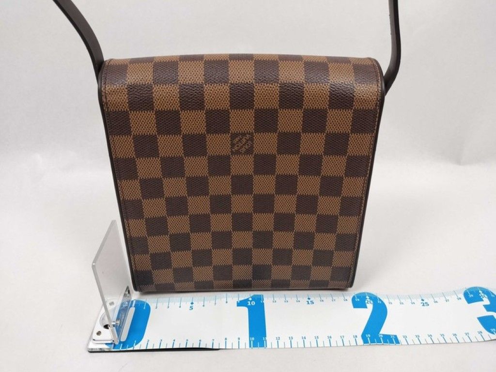 Louis Vuitton Shoulder Bag Tribeca Mini Ebene Damier Gold — view 2