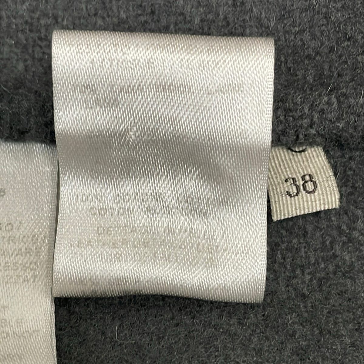 Bottega Veneta Coat S Dark Gray Black Long Sleeve Winter 38 — view 4