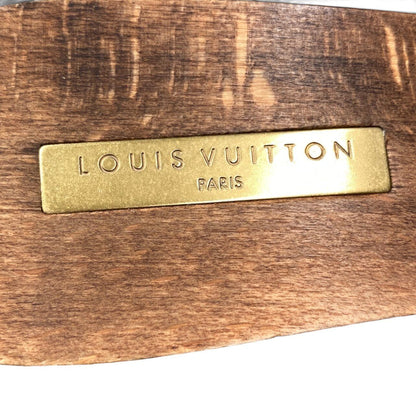 Louis Vuitton Monogram Mini Bijou Wood Sandals — view 8
