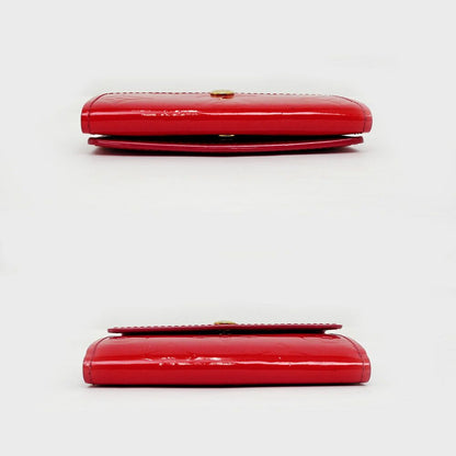 Louis Vuitton Vernis Ludlow Red Monogram GD Mini Wallet Coin Purse — view 4