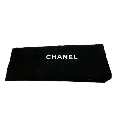 Chanel Sandals C Beige Black Ribbon Leather — view 7