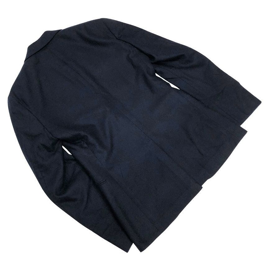 Hermes Cashmere Tailored Jacket Navy Vintage — view 2