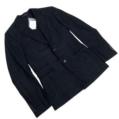 Hermes Cashmere Tailored Jacket Navy Vintage