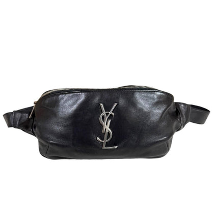 Saint Laurent Belt Bag Leather Black