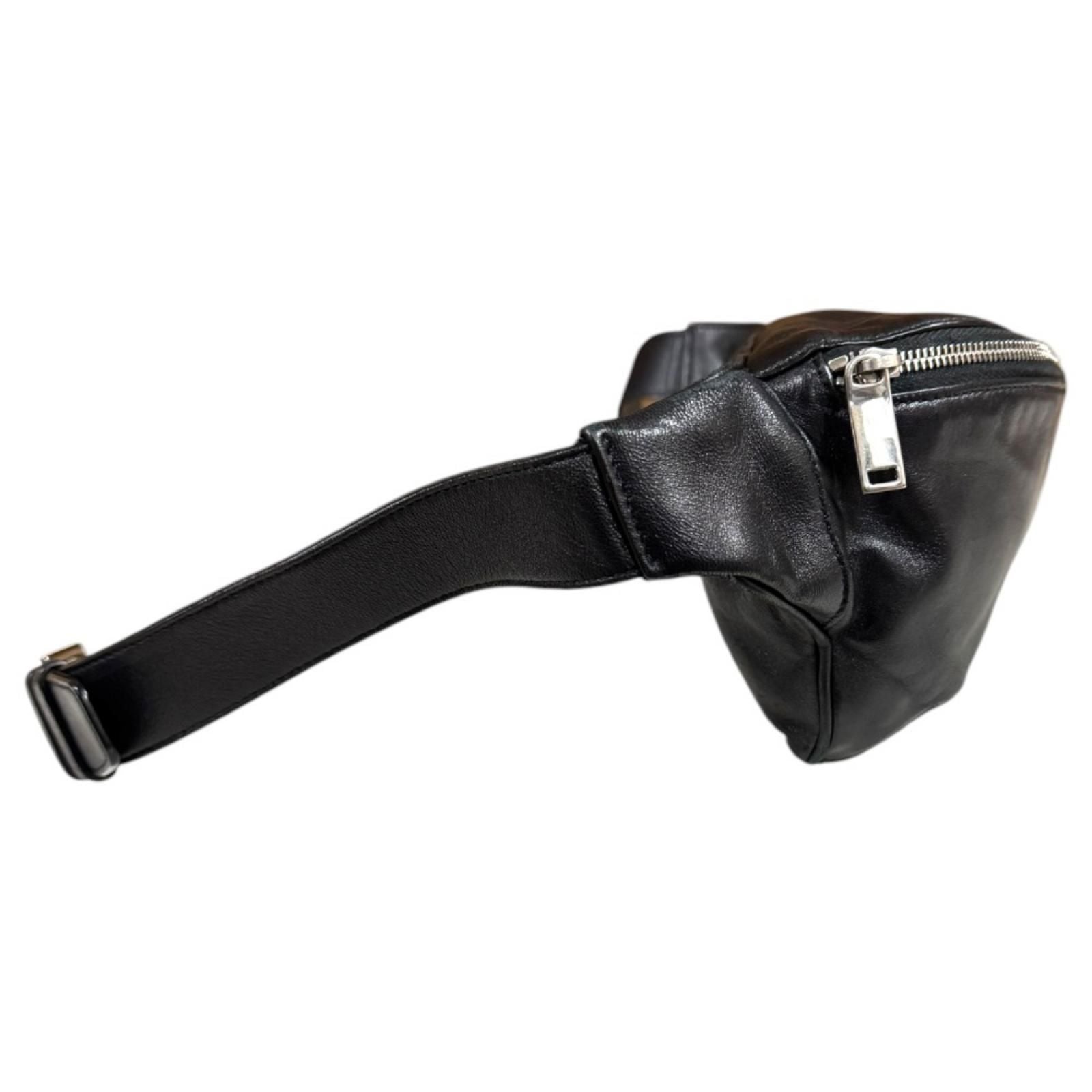 Saint Laurent Belt Bag Leather Black — view 4