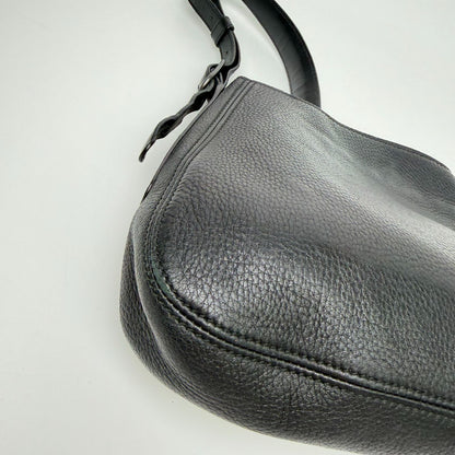 Bottega Veneta Shoulder Bag Leather Black Vintage — view 8