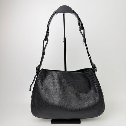 Bottega Veneta Shoulder Bag Leather Black Vintage