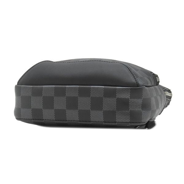 Louis Vuitton Belt Bag Avenue Damier Canvas Infini Metallic Onyx Matte Silver — view 3