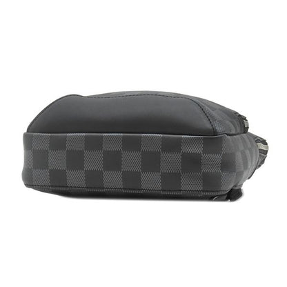 Louis Vuitton Belt Bag Avenue Damier Canvas Infini Metallic Onyx Matte Silver — view 3