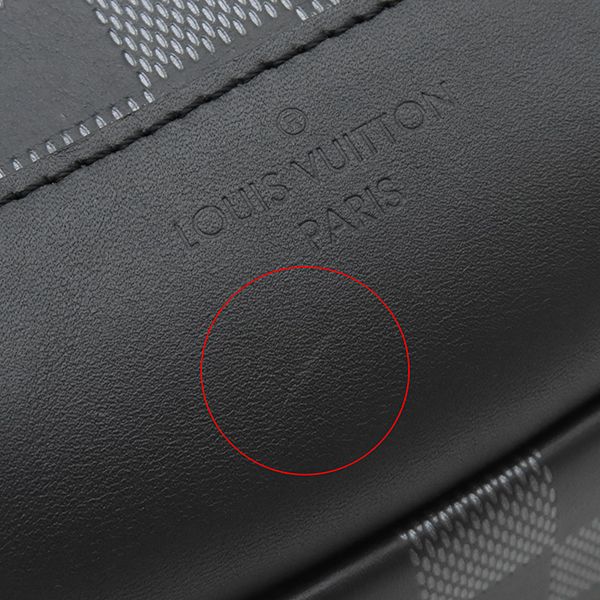 Louis Vuitton Belt Bag Avenue Damier Canvas Infini Metallic Onyx Matte Silver — view 5