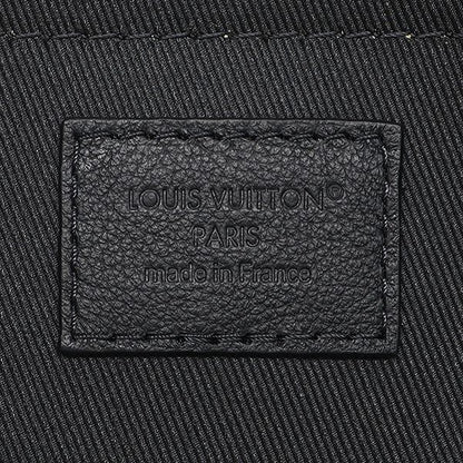Louis Vuitton Shoulder Bag City Keepall Leather Monogram Shadow Noir Black — view 7