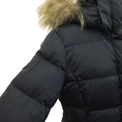 Max Mara Weekend Line Down Coat a Nylon Quilted Real Fur Long Hood Stand — view 5