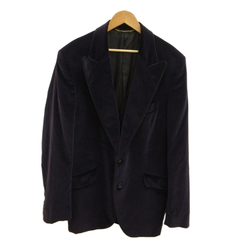 Dolce & Gabbana Tailored Jacket Velour Single Fully Lined Shoulder Pad XL 52