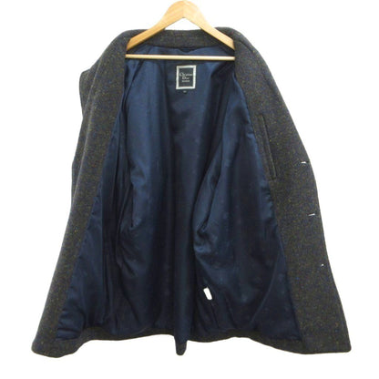 Dior Vintage Nep Tweed Tailored Jacket Wool Dark Gray Covered Buttons PP L — view 4