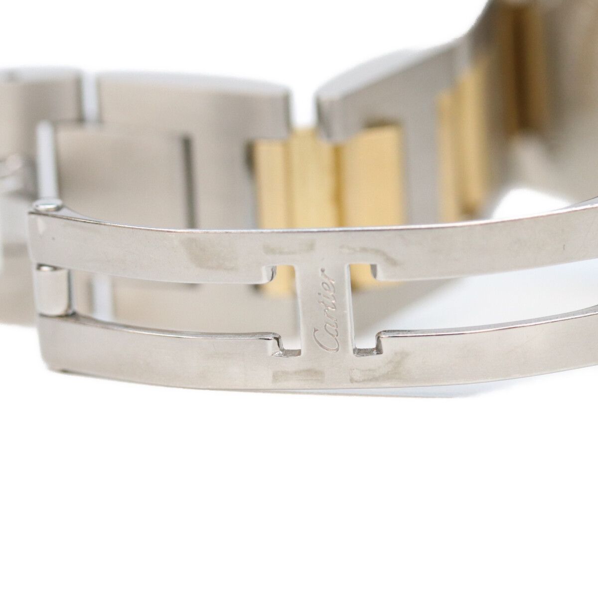 Cartier Yellow Gold Stainless Steel Ballon Bleu MM 36 Quartz Watch — view 8