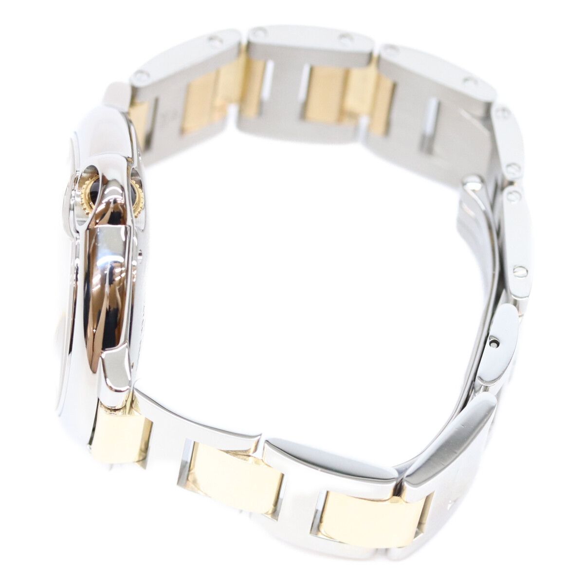 Cartier Yellow Gold Stainless Steel Ballon Bleu MM 36 Quartz Watch — view 3