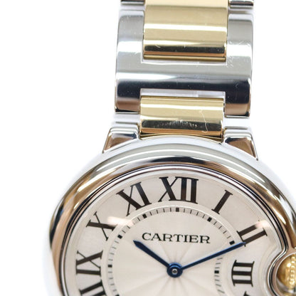 Cartier Yellow Gold Stainless Steel Ballon Bleu MM 36 Quartz Watch — view 6