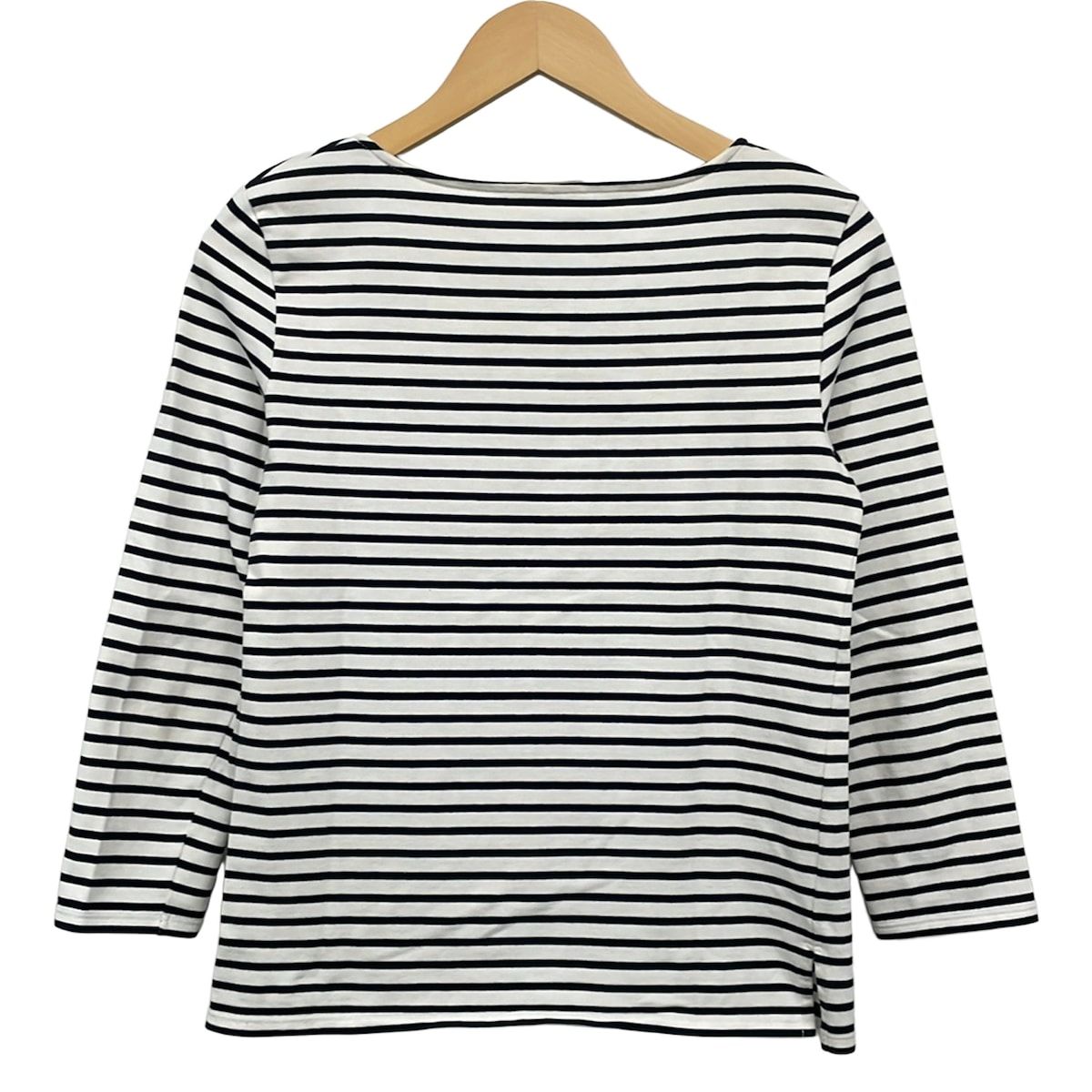 Celine Long Sleeve Top White Black Border Embroidery S — view 2