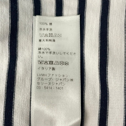 Celine Long Sleeve Top White Black Border Embroidery S — view 4