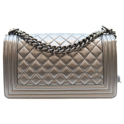 Chanel Black Caviar So Boy 25 Medium Bag — view 3
