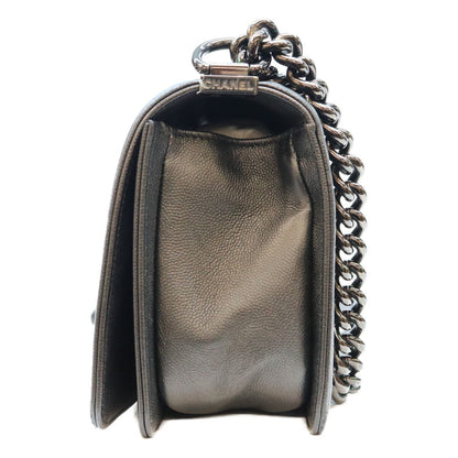 Chanel Black Caviar So Boy 25 Medium Bag — view 2