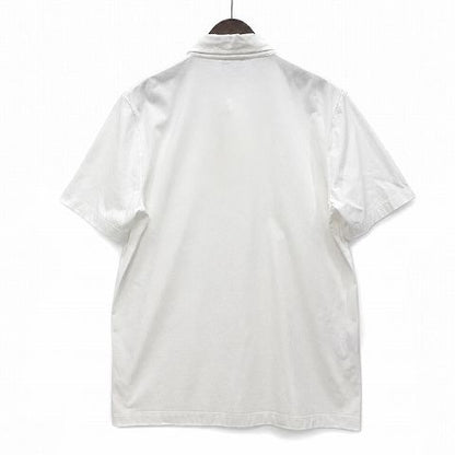 Hermes Cotton H Motif Polo Shirt Short Sleeve White — view 2